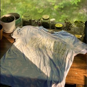 Blue tyedie Montana shirt